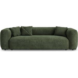Micadoni Зелен кадифен сгъваем модулен диван 264 cm Martina - Micadoni (MIC_3SF_120_F1_MARTINA3)