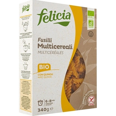 FELICIA Cestoviny Fusilli 4 zrnné BIO 340 g