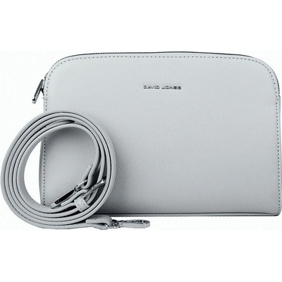David Jones Tříoddílová malá crossbody kabelka CM6793F šedá