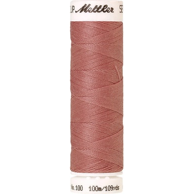 Nitě SERALON 100m na univerzální šití, polyester AMANN Mettler - více barev 6677: 1057 růžová