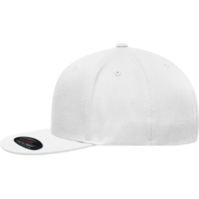 Myrtle Beach MB 6184 Flexfit plochý kšilt 6 panelová COT03618400112-white Bílá