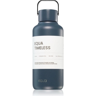 Equa Timeless nerezová láhev na vodu malá barva Navy 1 ks