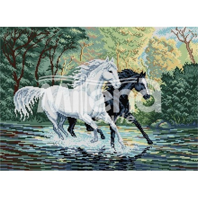 Milena Style В галоп - гоблен със схема конци dmc 1: 1