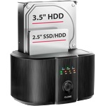 AXAGON Докинг станция AXAGON ADSA-SC, USB скорост до 5Gbps , клониране на дискове без компютър (1->1), поддръжка за 2× 2.5"/3.5" SSD/HDD, Plug and Play, алуминиев корпусction without PC (ADSA-SC)