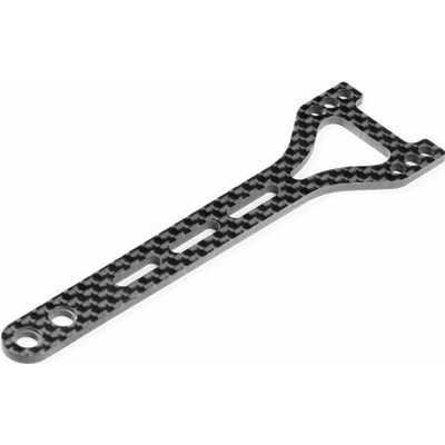 Xray X4'23 GRAPHITE UPPER DECK SPLIT REAR 2.0MM