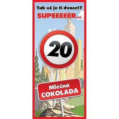 Bohemia Gifts Mliečna čokoláda Všetko najlepšie 20 100 g