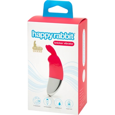 Happy Rabbit Knicker - презареждащ се клитор изпътхател (червен)