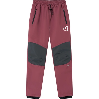 Wolf & Wolfie B2577 Dívčí zimní kalhoty vínová