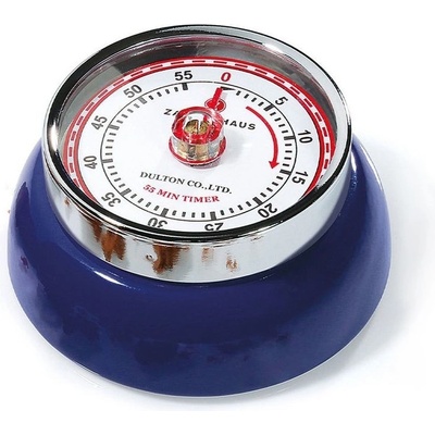 Zassenhaus SPEED Retro magnetická kuchyňská minutka metalická modrá