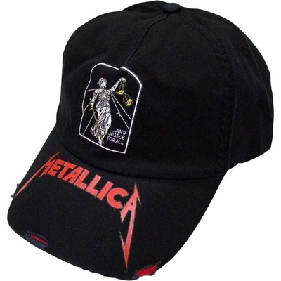 Metallica And Justice For All Tombstone Шапка с козирка Black (METCAP03B)