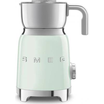 Smeg Уред за разпенване на мляко Smeg MFF11PGEU, 500 W, 600 мл, 8 програми, Подвижна кана, Автоматично изключване, Пастелно Зелен (MFF11PGEU)