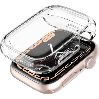 Spigen Удароустойчив кейс с протектор за Apple Watch 7/8/9 (41mm) от Spigen Ultra Hybrid - Crystal Clear (8809811861679)