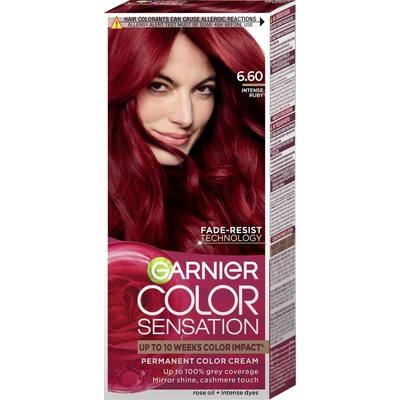 Garnier Color Sensation Боя за коса, 6.60 Intense Ruby