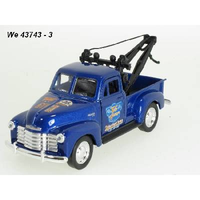 Welly Chevrolet 1953 Tow Truck modré code 43743 modely aut 1:34
