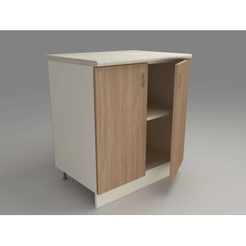 Image 1 of DST Кухненски модул MK-46 dst, 900/600/600-480, бежово и дъб амбер