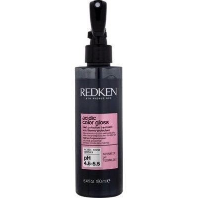 Redken Acidic Color Gloss Heat Protection Treatment спрей без отмиване за термична защита на косата 190 ml за жени