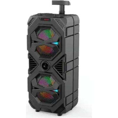 WELLHOX Párty svietiaci karaoke prenosný reprobox