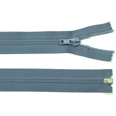 Spirálový zip no.5 rozepínací 40cm - více barev color: 721 tmavě šedá
