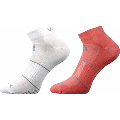 Voxx unisex ponožky Avenar 2P biela oranžová sivá