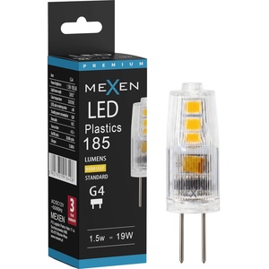 Mexen Oris LED крушка G4, 1, 5W, Топла - 3000K, 185 lm - L115-G4-0130-01 (L115-G4-0130-01)