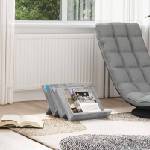 vidaXL Етажерка за списания с рафт Сив Сонома 53 x 40 x 28, 5 см (890877)