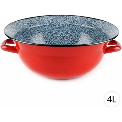 Perfect Home Smaltovaná miska červená 4 l 34 cm 3918