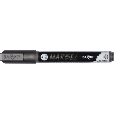 Darwi Marbel Химикал маркер 4 mm Metallic Black N°090 1 бр (DA0236004090C)