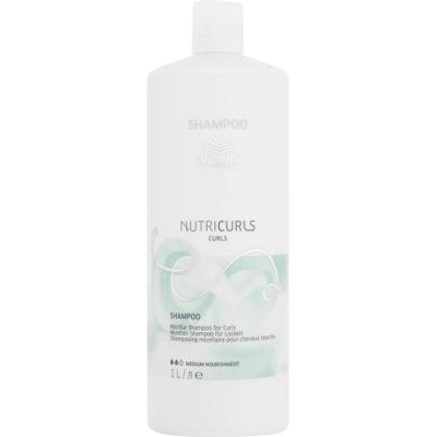 Wella NutriCurls Curls Micellar Shampoo 1000 ml шампоан за къдрава коса за жени