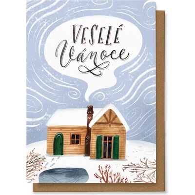 Přání Chaukiss Veselé Vánoce - Chaloupka