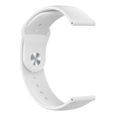 BStrap Silicone remienok na Garmin Vivoactive 4s, white SGA009C02
