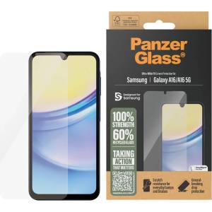 Panzer - Ултраширок протектор за екран с EasyAligner - Samsung Galaxy A16 4G / A16 5G - Прозрачен
