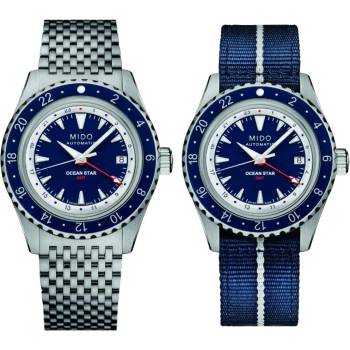 Mido Мъжки часовник MIDO Ocean Star GMT M0268291804100 (M0268291804100)