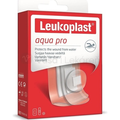 Leukoplast Aqua Pro náplast voděodolná 3 vel. 20 ks