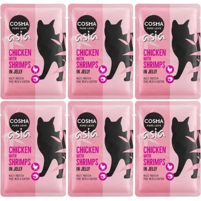 Cosma Asia kuracie mäso a krevety 6 x 100 g