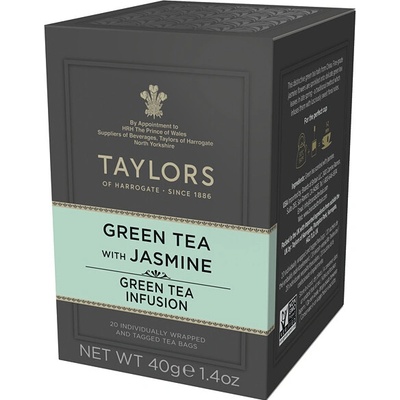 Taylors Green Tea With Jasmine Zelený čaj s jsamínovým aroma 20 x 2 g