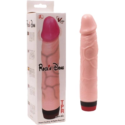 Pretty Love Rockin Dong Vibrator Flesh 1