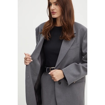 Simona Corsellini Сако Simona Corsellini в сиво с едно копче с изчистен дизайн A24CPGI015 (A24CPGI015)