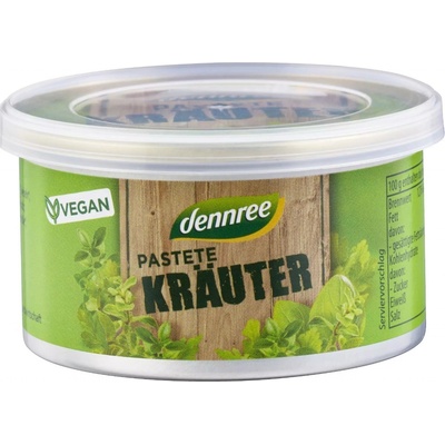 Dennree Paštéta bylinková BIO vegan 125 g