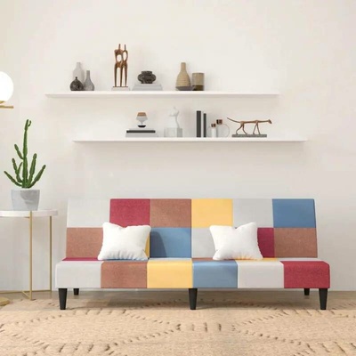 vidaXL 2místná rozkládací pohovka textil 11461.375824