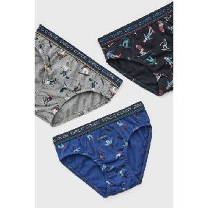 Enrico Coveri 3PACK памучни слипове за момчета Ski (3pES4173_sli)