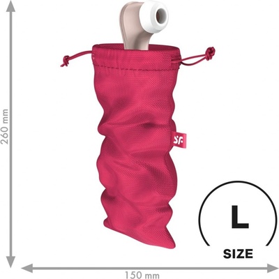 Satisfyer Treasure Bag L růžová – Zboží Mobilmania