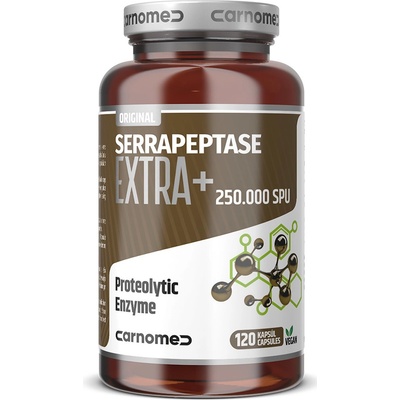 Carnomed Serrapeptase EXTRA + 250.000SPU 120 kapslí
