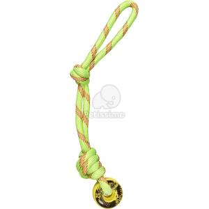 Gimborn GimDog играчка за кучета - въже с възли и колело от скейтборд. 1 бр