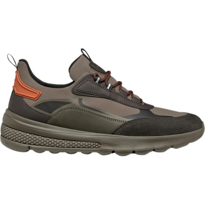 Geox U SPHERICA ACTIF khaki hnedá oranžová