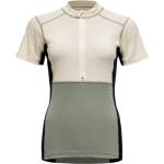 Devold Дамско мериносово термобельо Devold Women's Lauparen Merino 190 Zip Tee Merino base layer - Raw White / Fog / Ink (115-2428-0114)