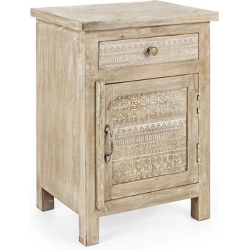 Bizzotto МАЙРА НОЩНО ШКАФЧЕ 1 ВРАТКА - 1 ЧЕКМЕДЖЕ (0746210)