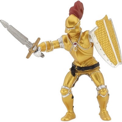 Papo Фигурка Papo The Medieval Era - Рицар в златисти доспехи (39778)