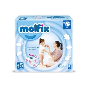 Molfix Бебешки пелени №5 Junior, 11-18 кг, 48 бр (MOLFIX-5-48)