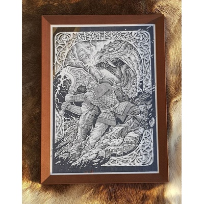 Drakkaria RAGNAROK, obraz v rámu P31673