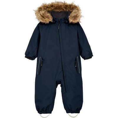 Color Kids Детска грейка Color kids Baby's Coverall with Fake Fur Overall - Total Eclipse - размер 92 (EU) (702-4525-0414)